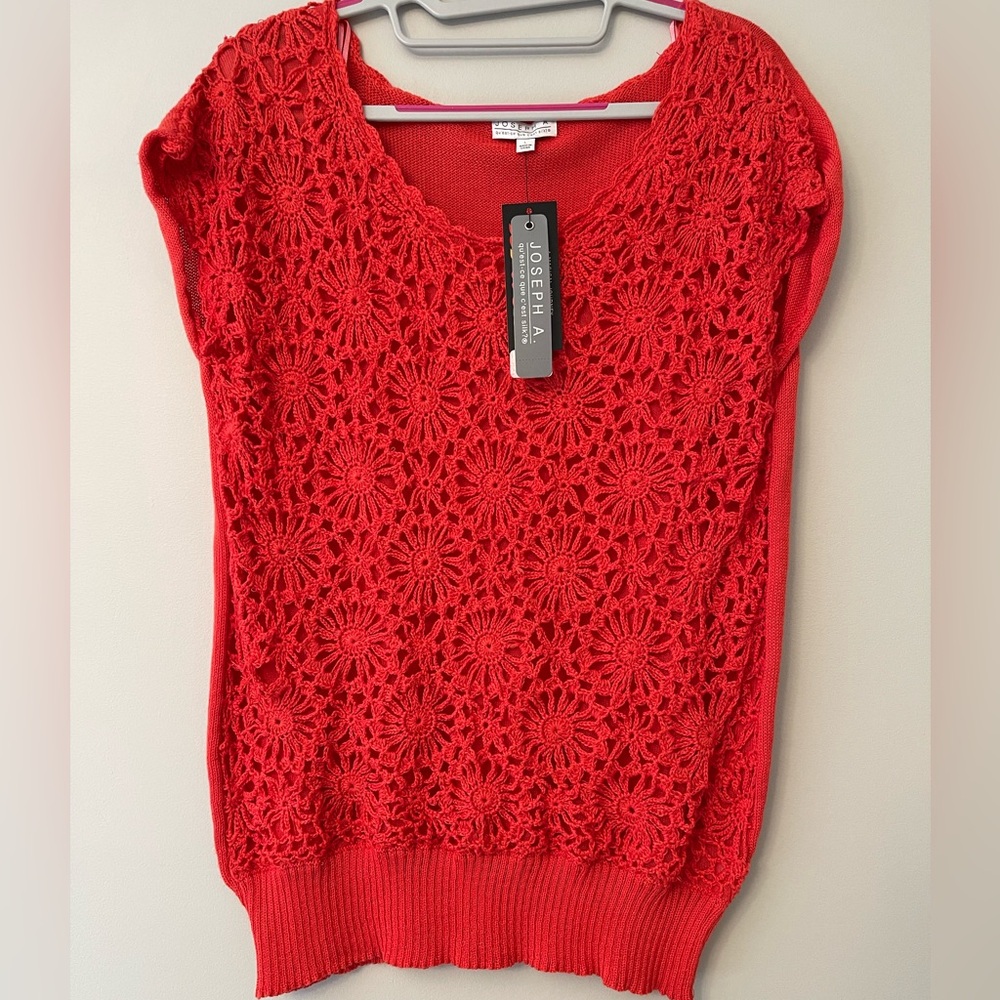 embroidered sweater top